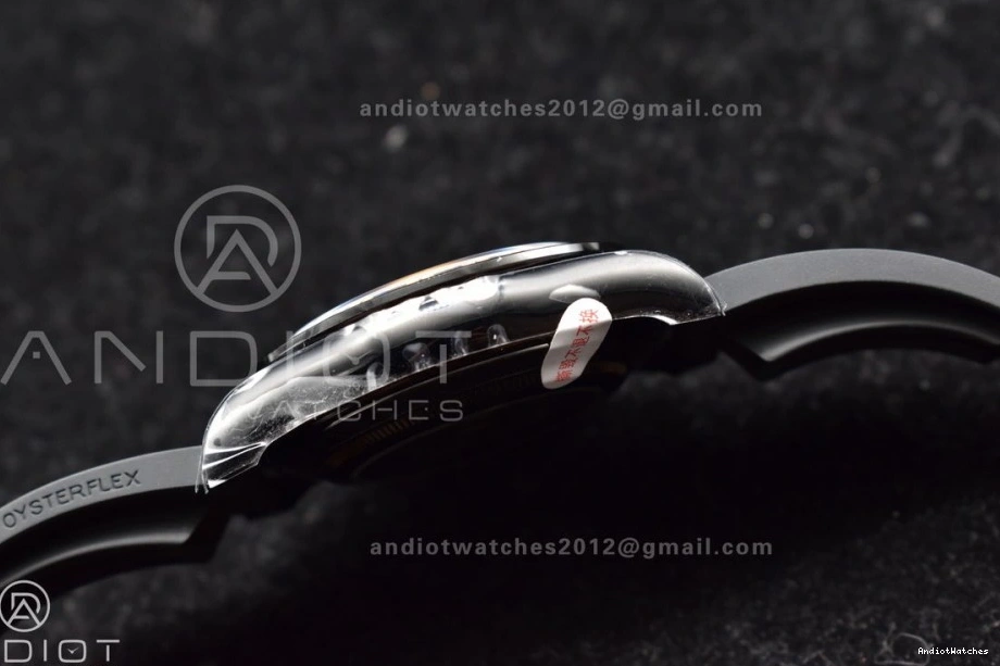 Colorful Ceramic Dial PVD on Strap Blaken GETF Skeleton Edition Rubber Best Daytona Bezel Gold SA 523 Black 0211